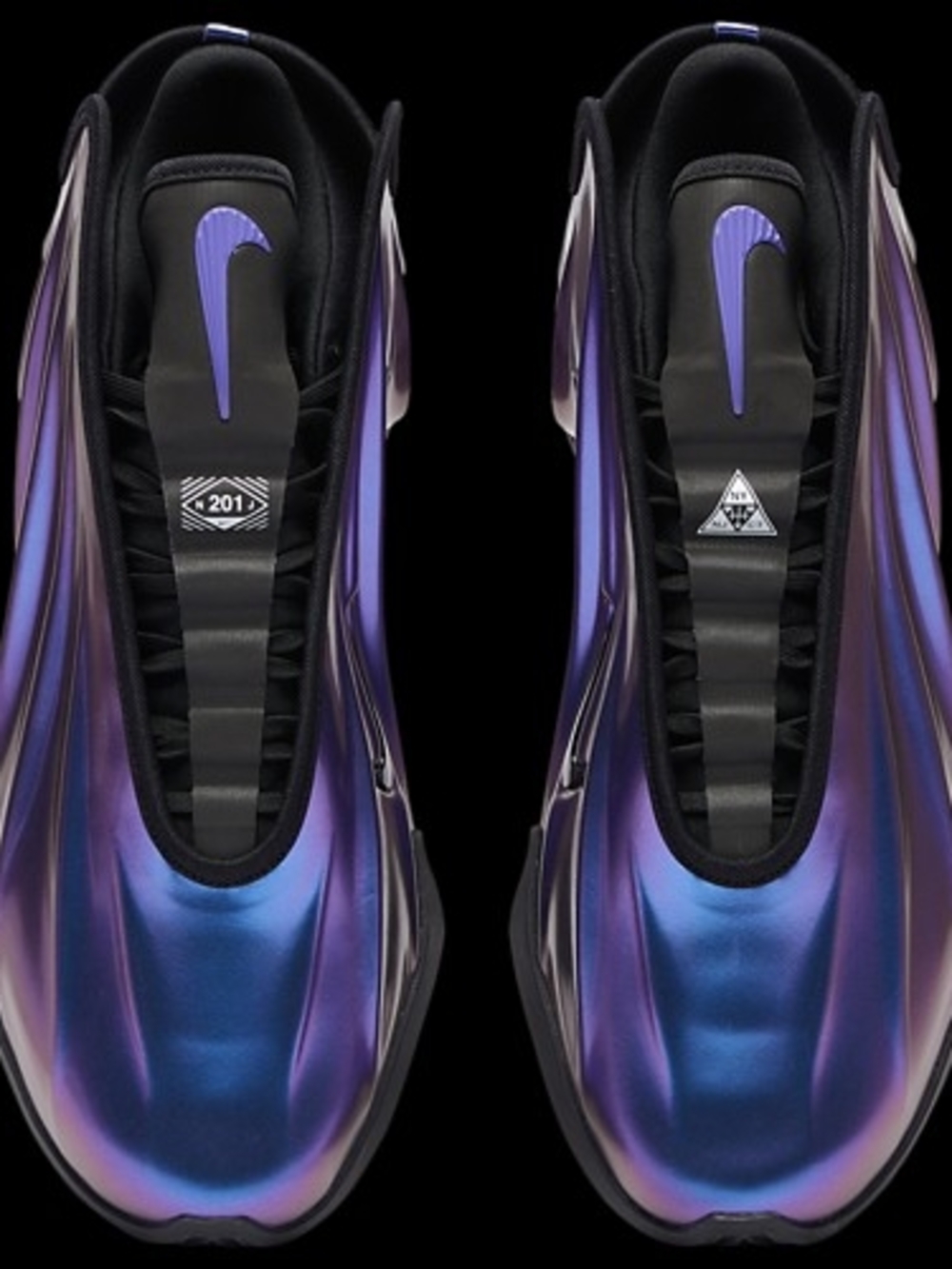 Nike Men’s Iridescent Purple/Blue Slip-On Sneakers